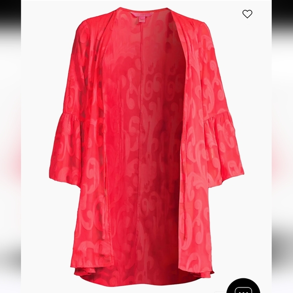 Lilly Pulitizer Motley Swirl Jacquard Coverup - Picture 2 of 8